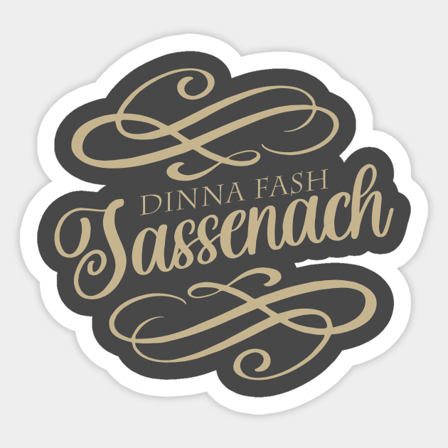 Sassenach Sticker by ShawnaMac